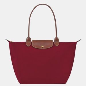 Longchamp: LE PLIAGE ORIGINAL L TOTE BAG -CHERRY RED